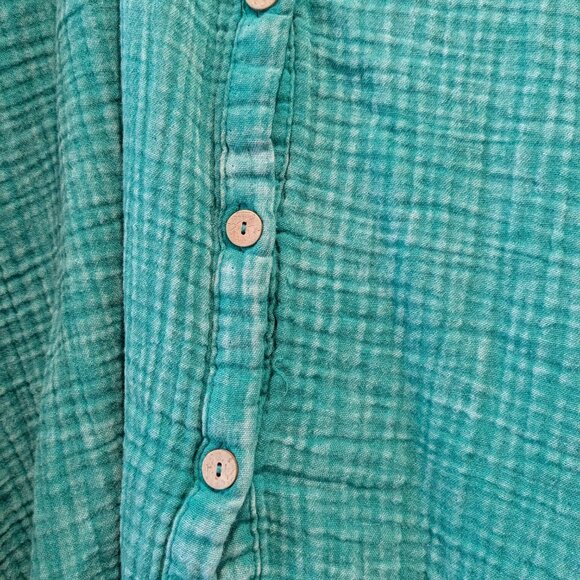 Zenana Small/Medium Emerald Green Tunic Top - Picture 4 of 5